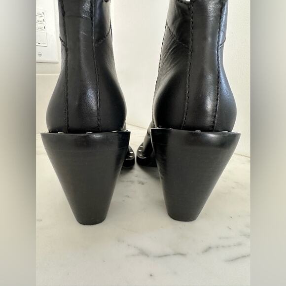 Rebecca Minkoff leather ankle boots size 7 - Picture 5 of 10